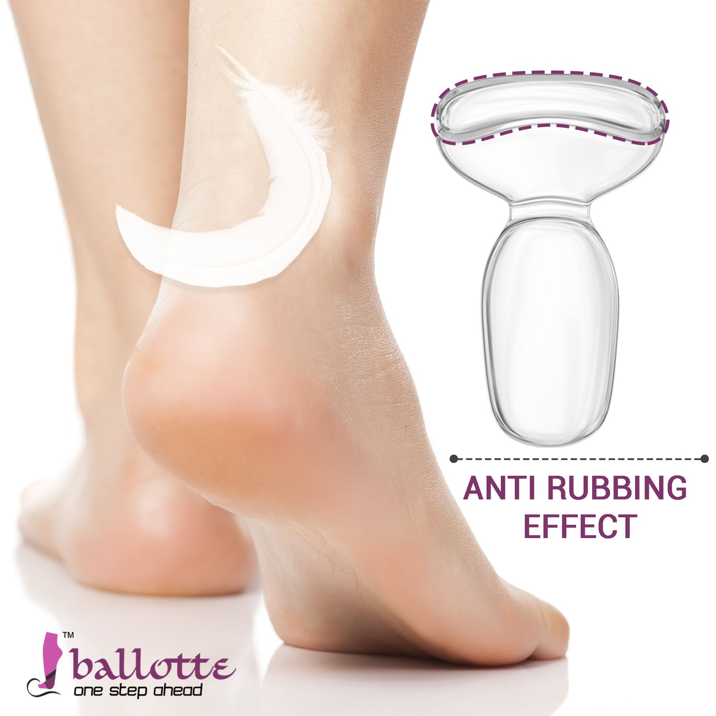 Clear heel inserts