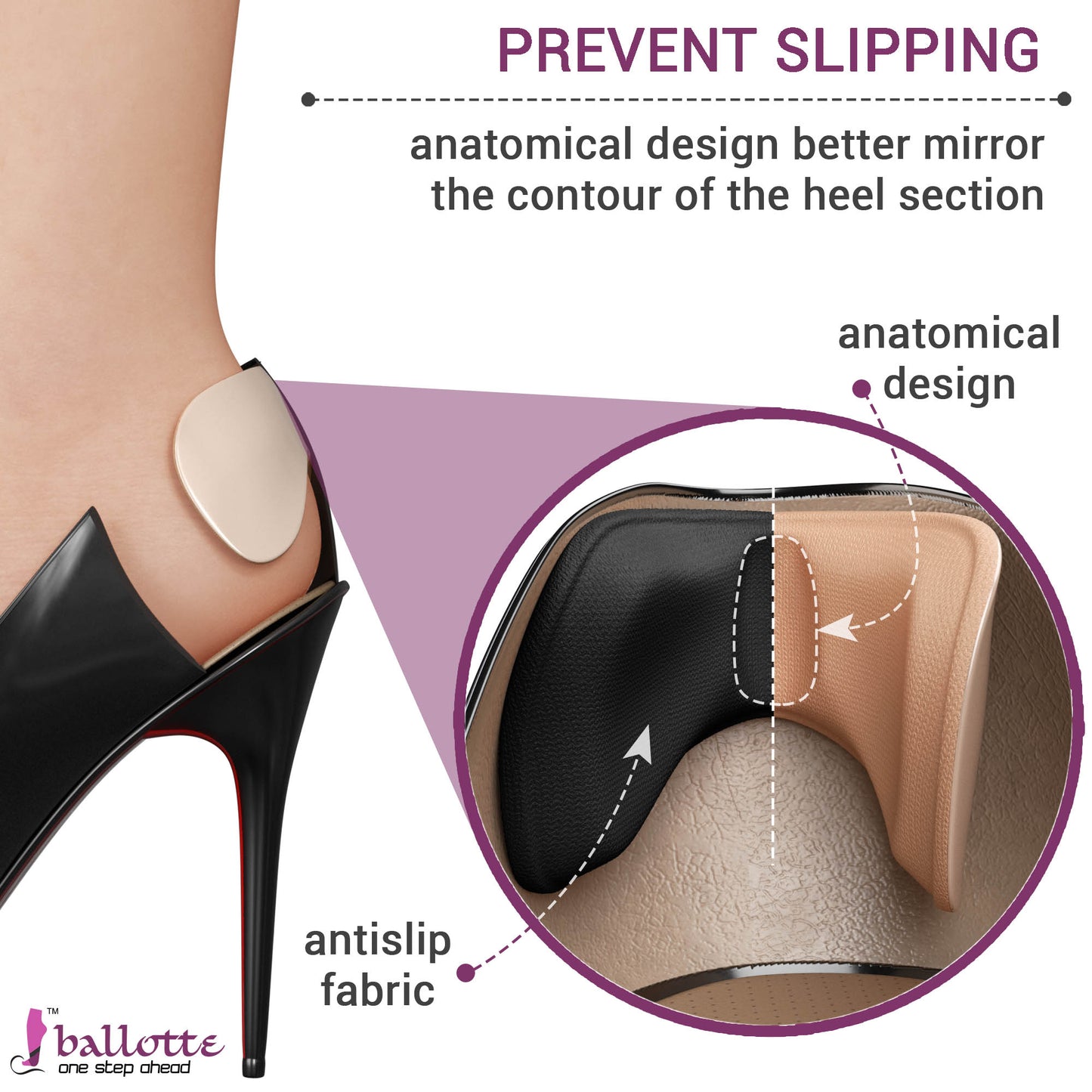 Extra soft heel grips (super sticky)